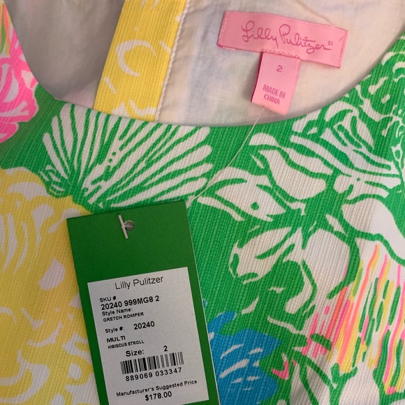 NWT LILLY PULITZER romper size 2 - Picture 3 of 3